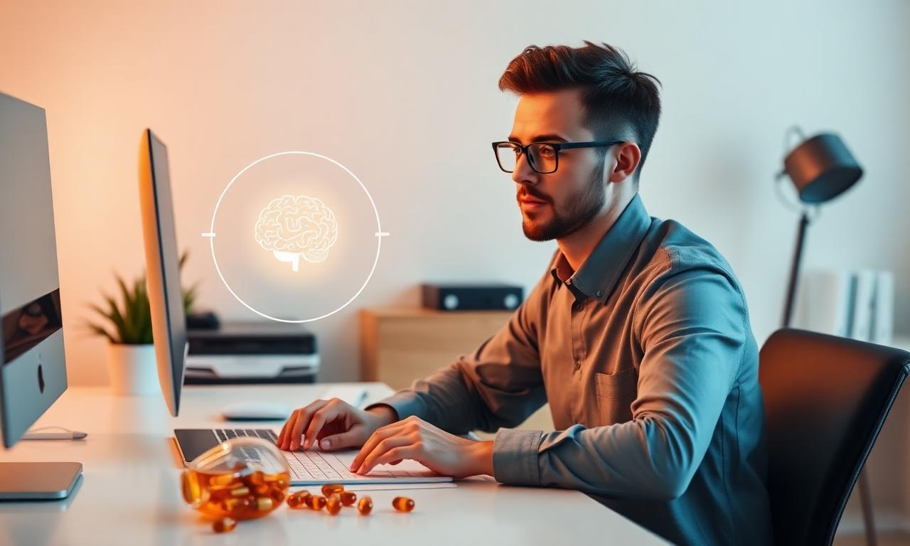 Focus supplement formula for busy professionals